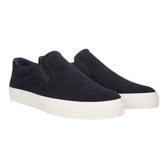 Vince Men's Fairfax-b Sneaker in Navy Suede NWOB - Picture 1 of 15